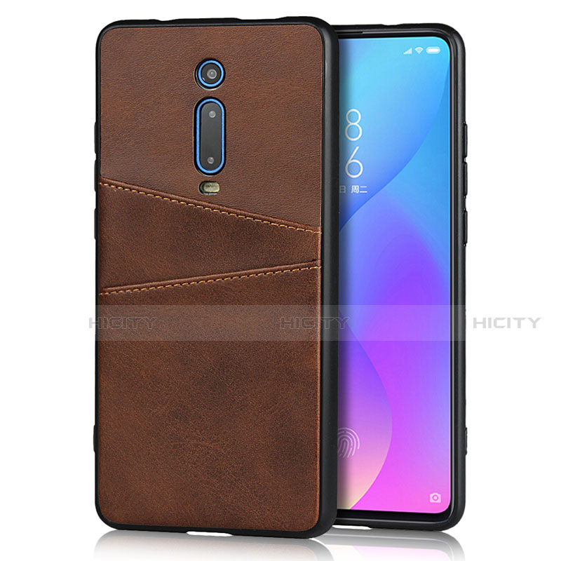 Custodia Lusso Pelle Cover R03 per Xiaomi Redmi K20 Pro Marrone