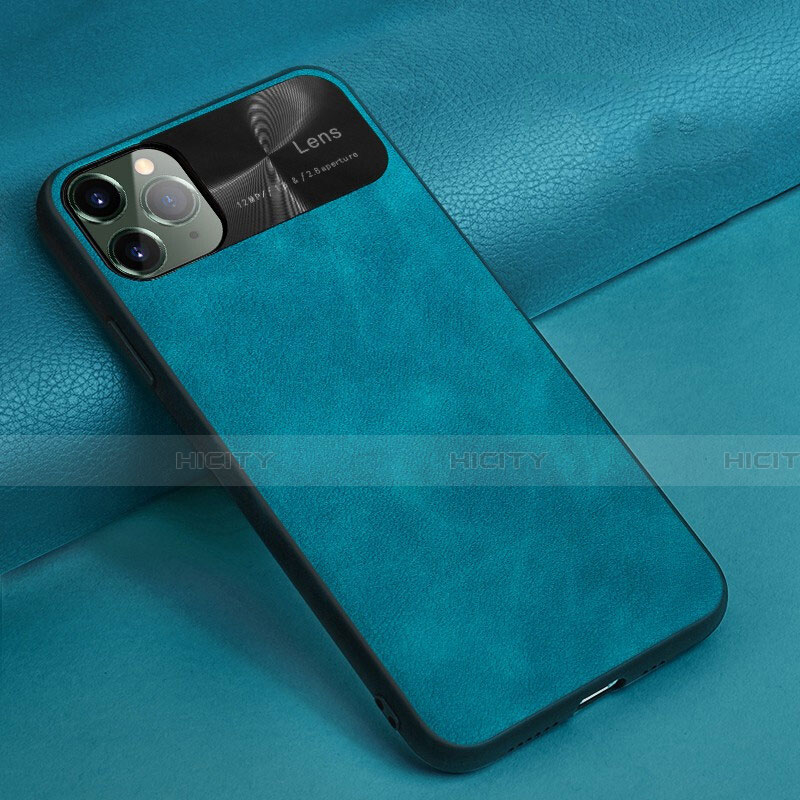 Custodia Lusso Pelle Cover R04 per Apple iPhone 11 Pro Max Blu