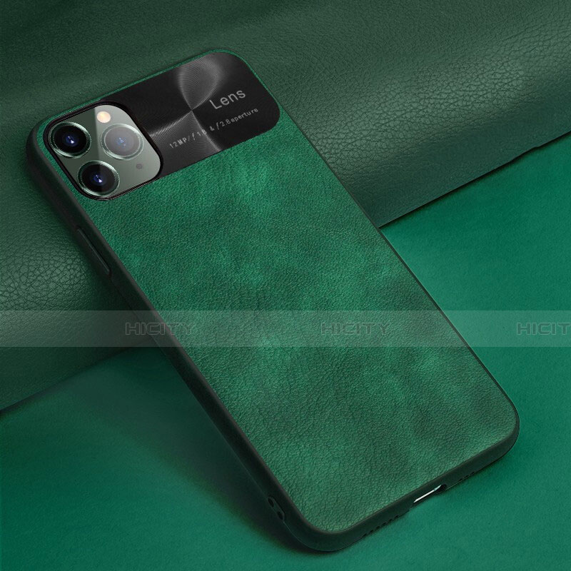 Custodia Lusso Pelle Cover R04 per Apple iPhone 11 Pro Max Verde