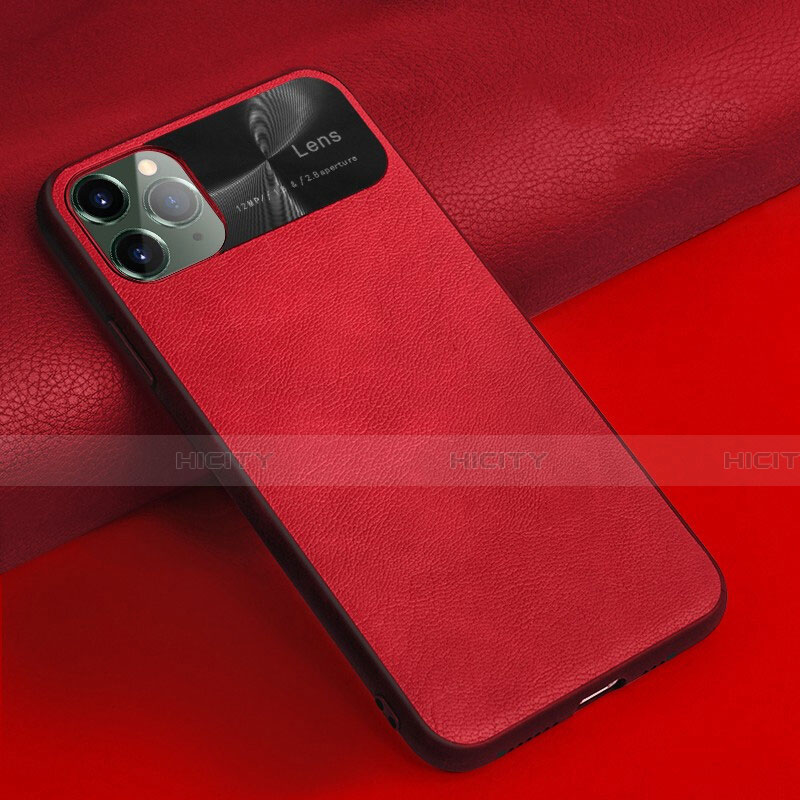 Custodia Lusso Pelle Cover R04 per Apple iPhone 11 Pro Rosso