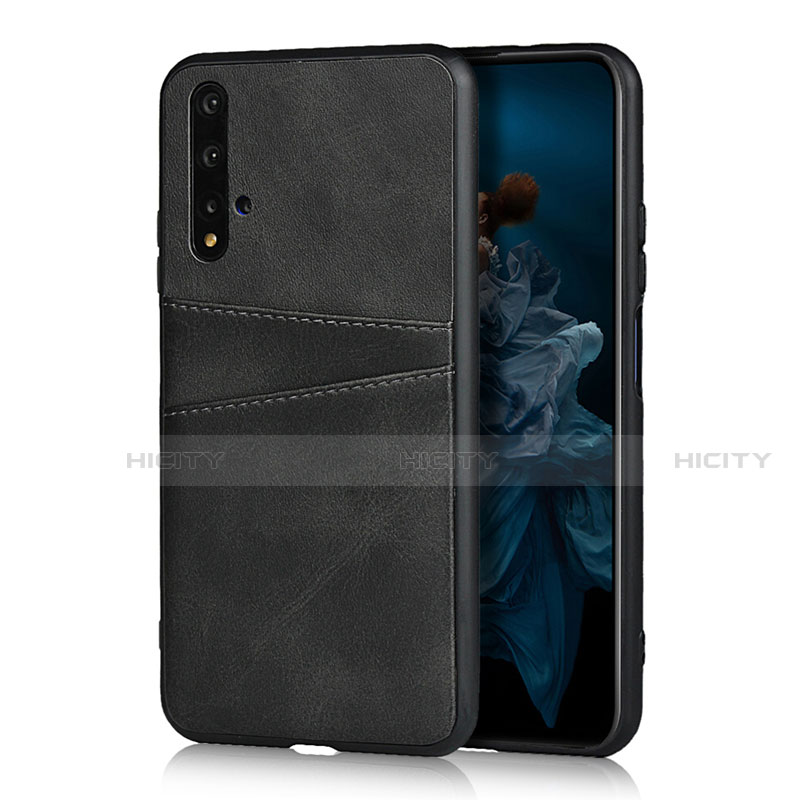 Custodia Lusso Pelle Cover R04 per Huawei Honor 20S Nero