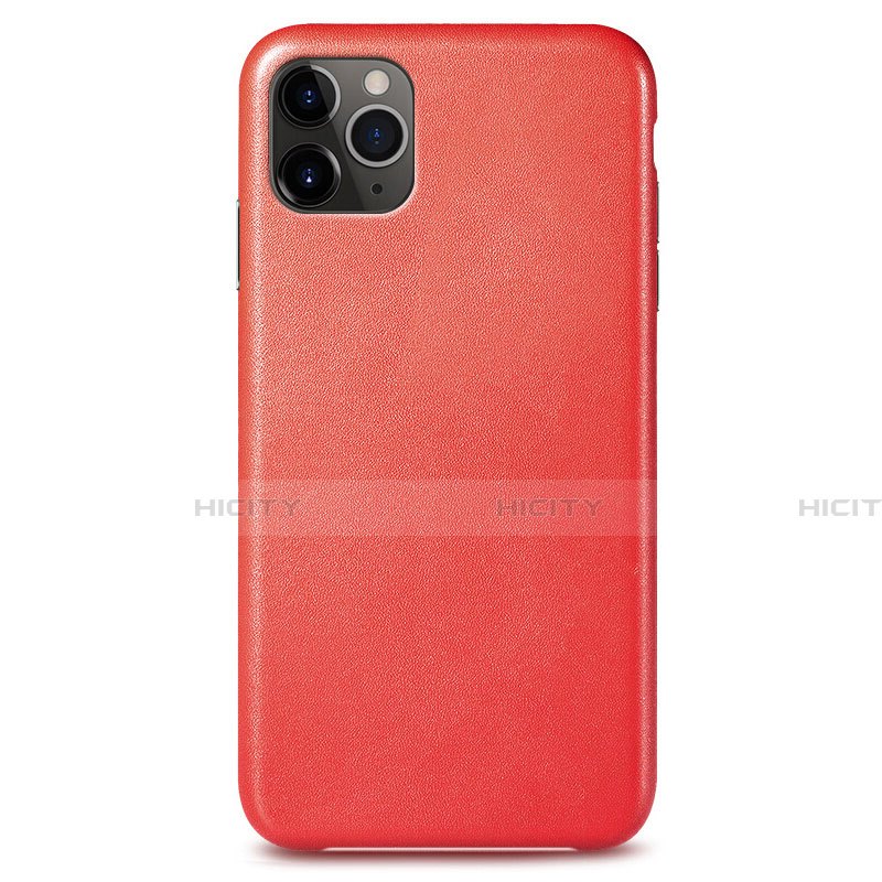 Custodia Lusso Pelle Cover R05 per Apple iPhone 11 Pro Max Rosso