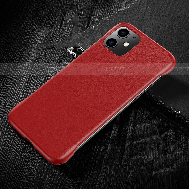 Custodia Lusso Pelle Cover R05 per Apple iPhone 11 Rosso
