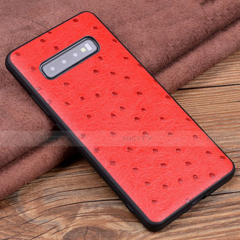 Custodia Lusso Pelle Cover R05 per Samsung Galaxy S10