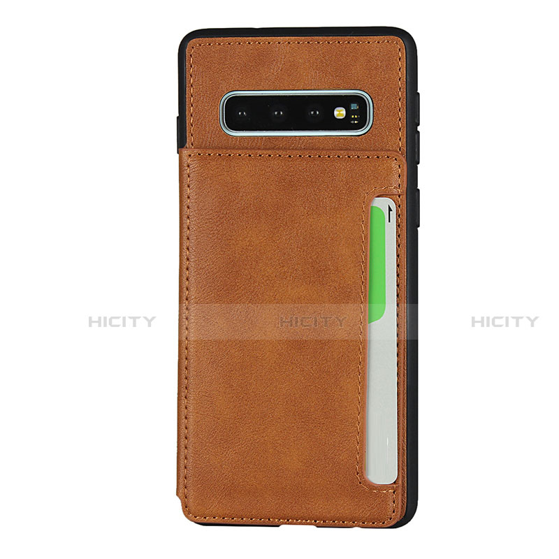 Custodia Lusso Pelle Cover R05 per Samsung Galaxy S10 Plus