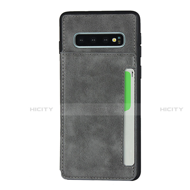 Custodia Lusso Pelle Cover R05 per Samsung Galaxy S10 Plus