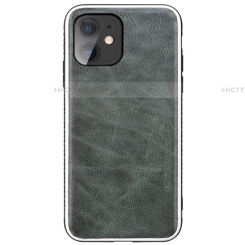 Custodia Lusso Pelle Cover R06 per Apple iPhone 11 Grigio