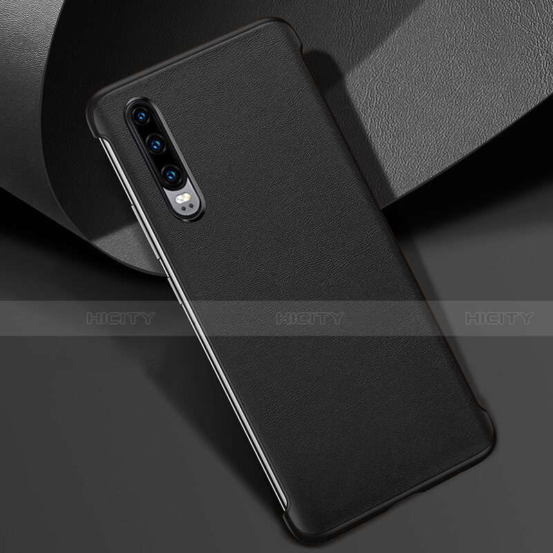 Custodia Lusso Pelle Cover R06 per Huawei P30 Nero