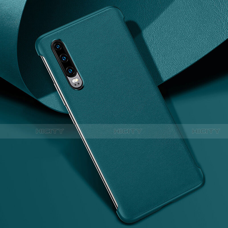 Custodia Lusso Pelle Cover R06 per Huawei P30 Verde