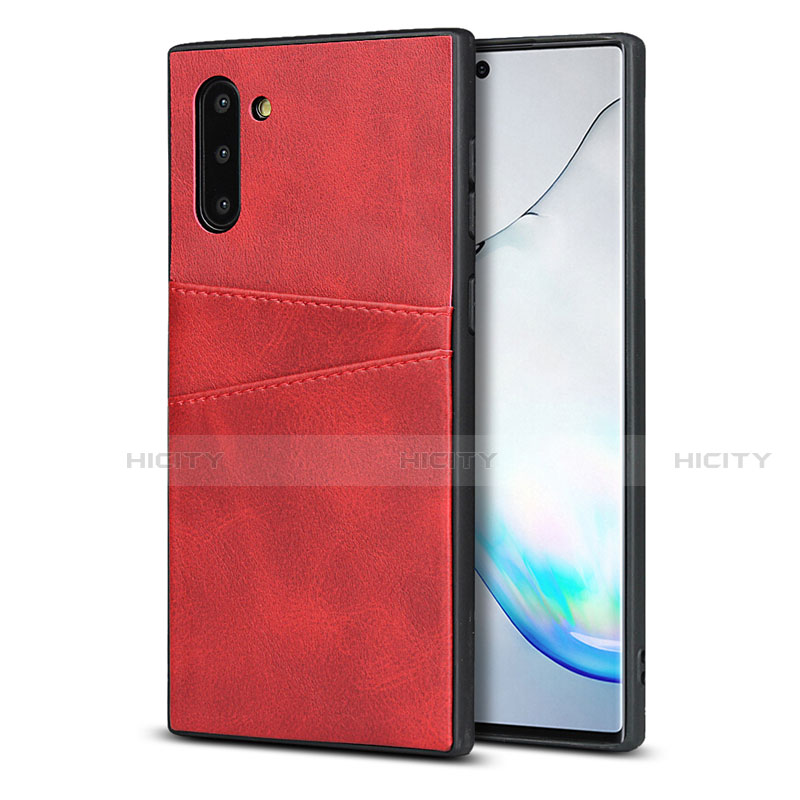 Custodia Lusso Pelle Cover R06 per Samsung Galaxy Note 10 5G Rosso