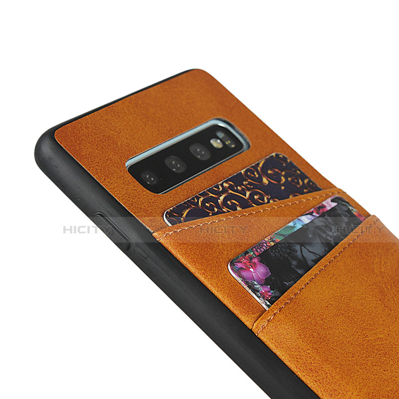 Custodia Lusso Pelle Cover R06 per Samsung Galaxy S10 Plus