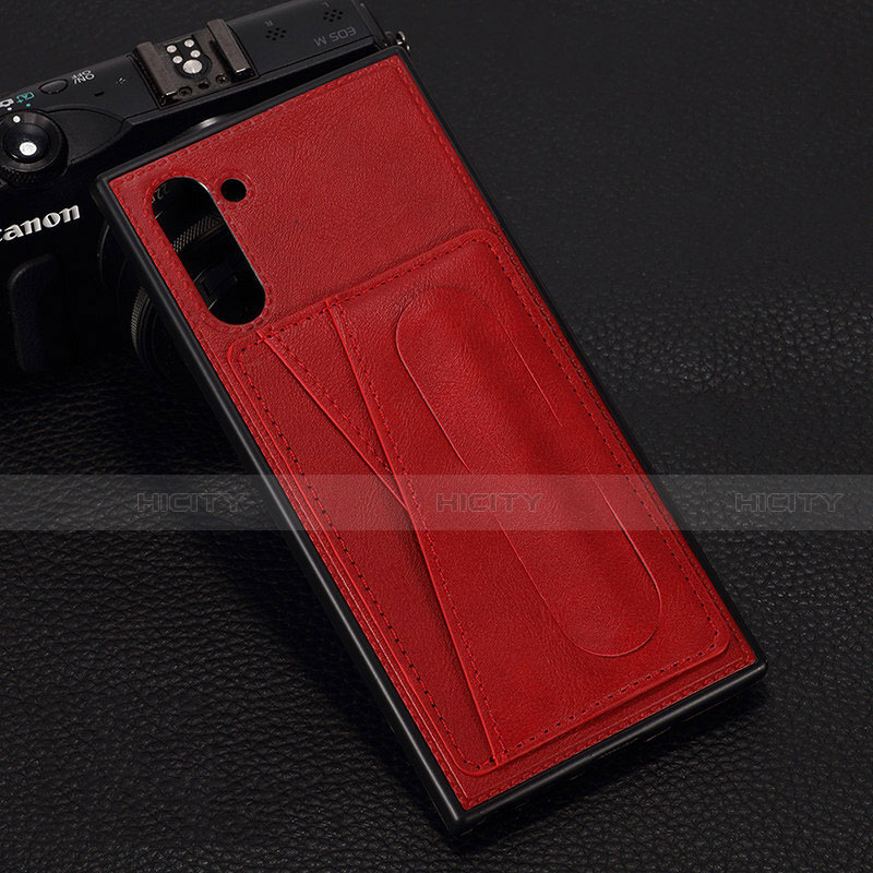 Custodia Lusso Pelle Cover R07 per Samsung Galaxy Note 10 Rosso