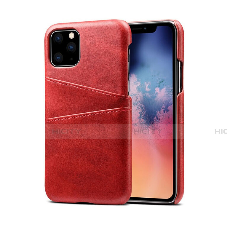 Custodia Lusso Pelle Cover R10 per Apple iPhone 11 Pro Max Rosso