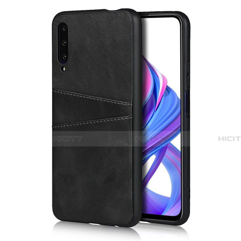 Custodia Lusso Pelle Cover S01 per Huawei Honor 9X Pro Nero