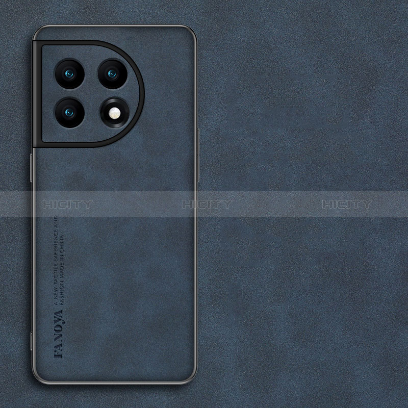 Custodia Lusso Pelle Cover S01 per OnePlus 11R 5G Blu