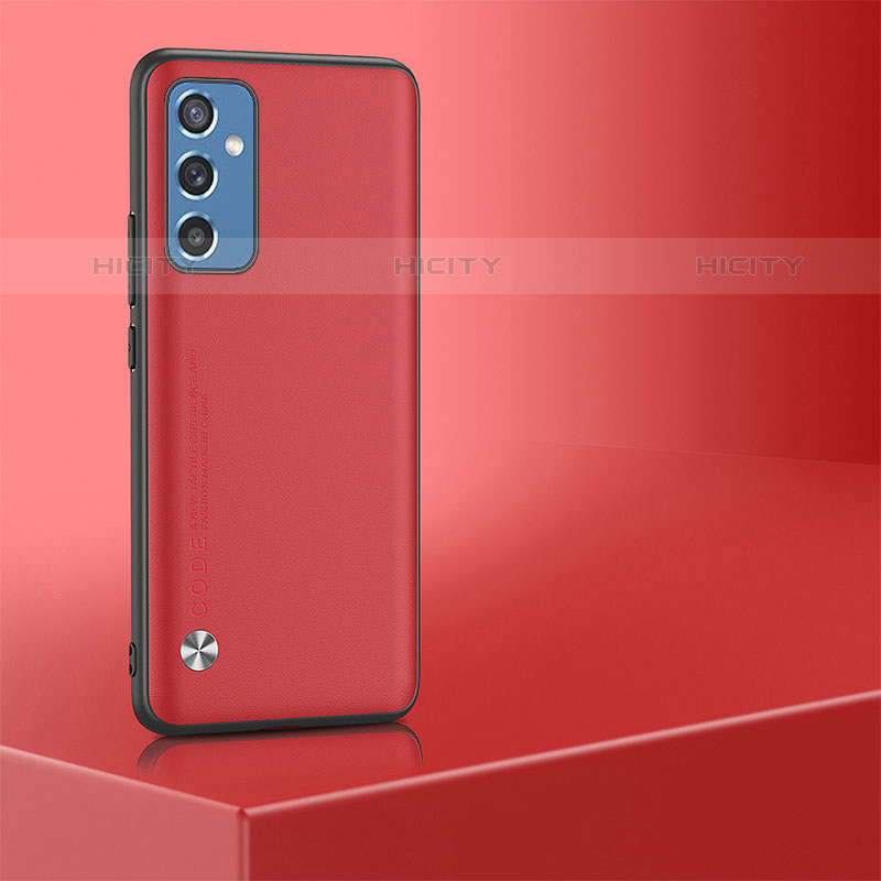 Custodia Lusso Pelle Cover S01 per Samsung Galaxy M52 5G Rosso