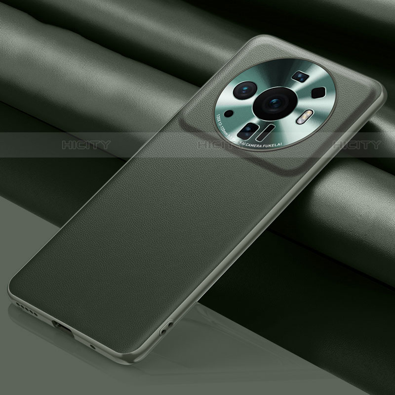 Custodia Lusso Pelle Cover S01 per Xiaomi Mi 12 Ultra 5G Verde Notte