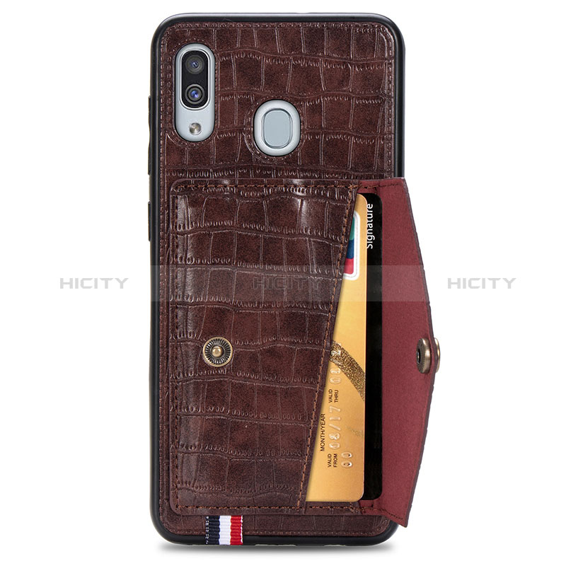 Custodia Lusso Pelle Cover S01D per Samsung Galaxy A30