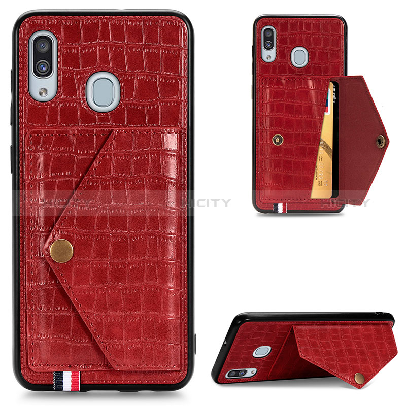 Custodia Lusso Pelle Cover S01D per Samsung Galaxy A30