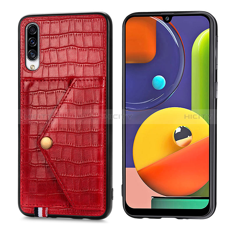 Custodia Lusso Pelle Cover S01D per Samsung Galaxy A50S