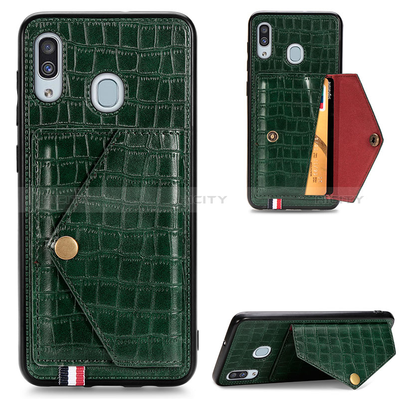 Custodia Lusso Pelle Cover S01D per Samsung Galaxy M10S