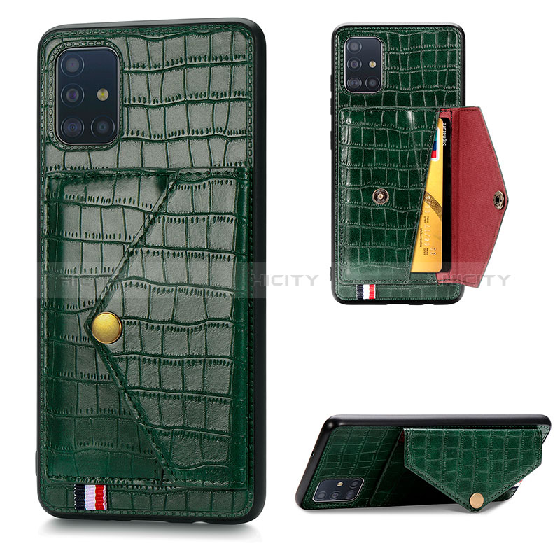 Custodia Lusso Pelle Cover S01D per Samsung Galaxy M40S