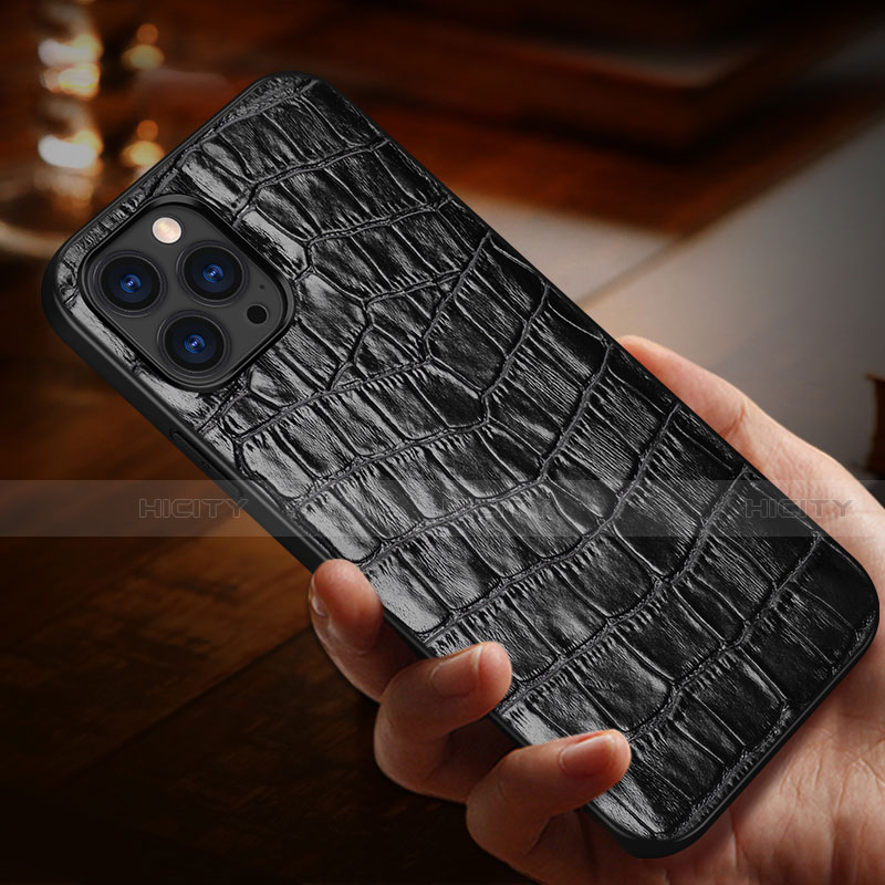 Custodia Lusso Pelle Cover S02 per Apple iPhone 13 Pro Max