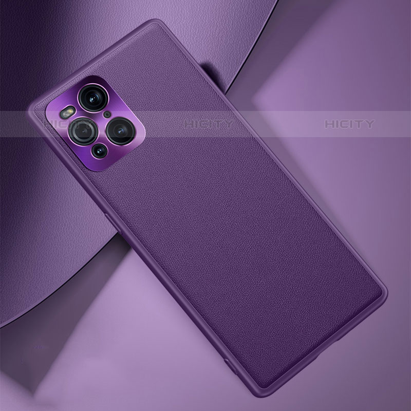 Custodia Lusso Pelle Cover S02 per Oppo Find X3 Pro 5G