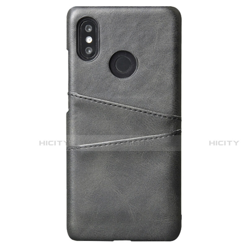 Custodia Lusso Pelle Cover S02 per Xiaomi Mi 8 Nero