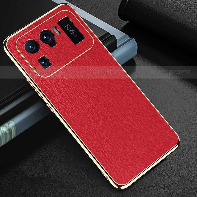 Custodia Lusso Pelle Cover S03 per Xiaomi Mi 11 Ultra 5G Rosso