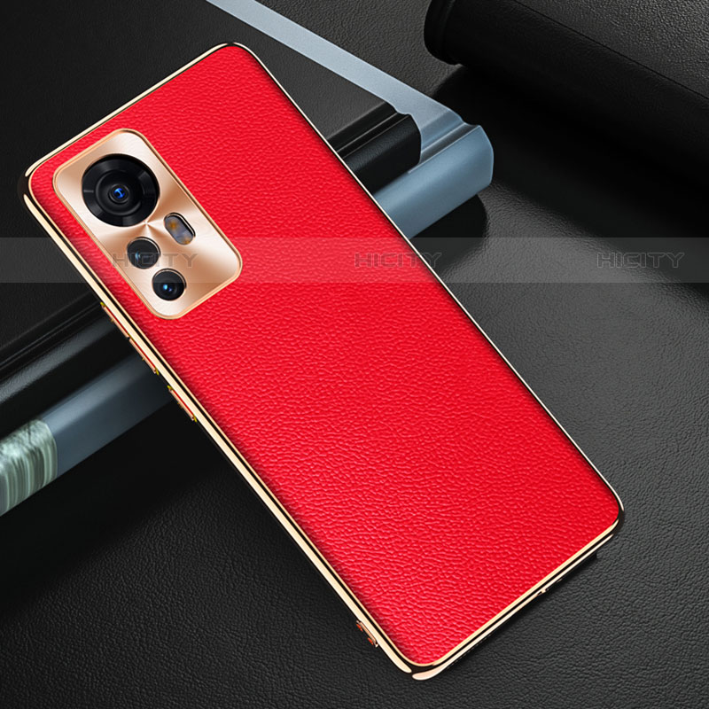 Custodia Lusso Pelle Cover S07 per Xiaomi Mi 12 Pro 5G Rosso