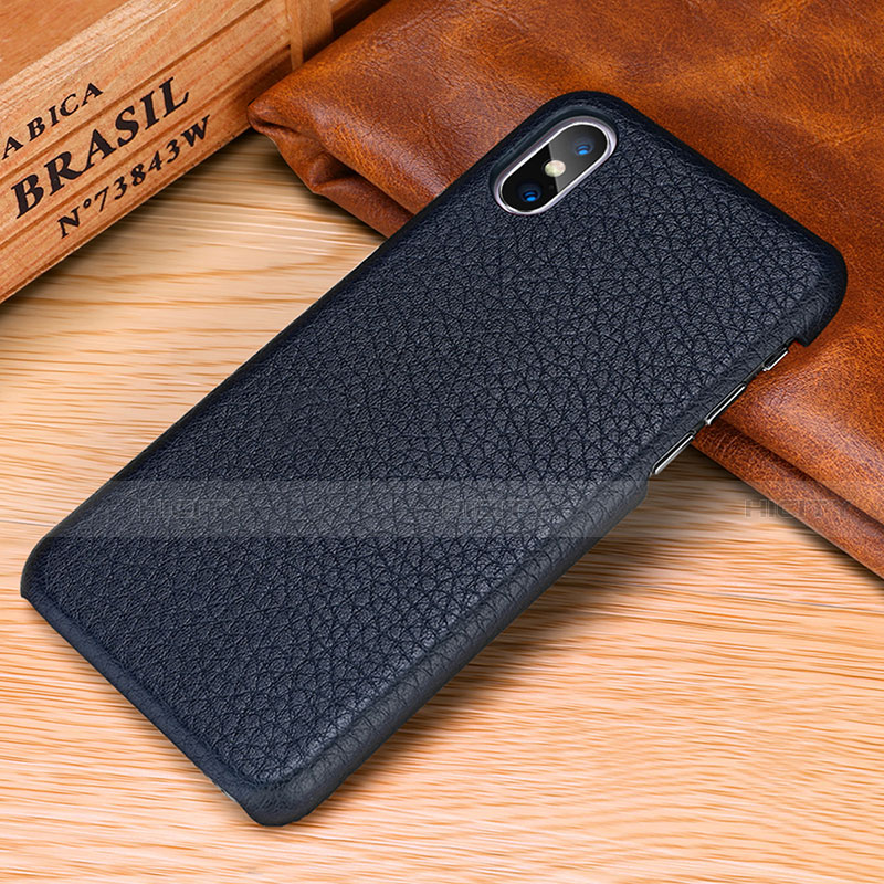 Custodia Lusso Pelle Cover S10 per Apple iPhone Xs