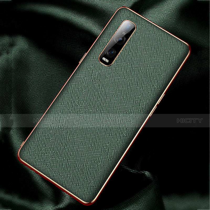 Custodia Lusso Pelle Cover U02 per Oppo Find X2 Pro