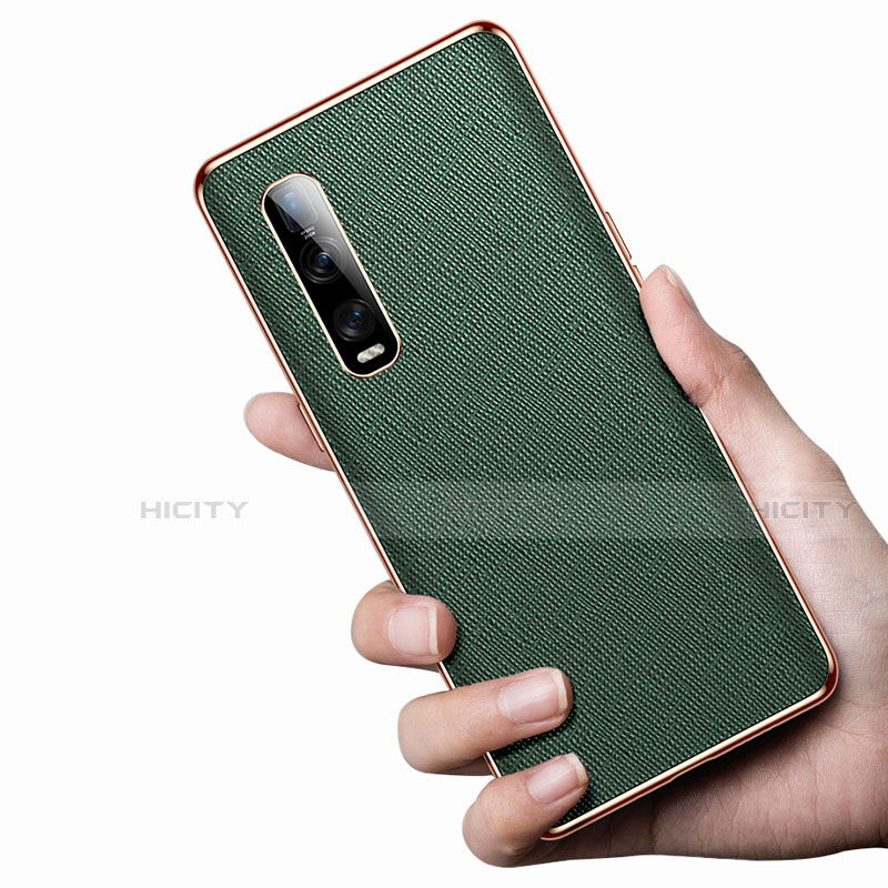 Custodia Lusso Pelle Cover U02 per Oppo Find X2 Pro