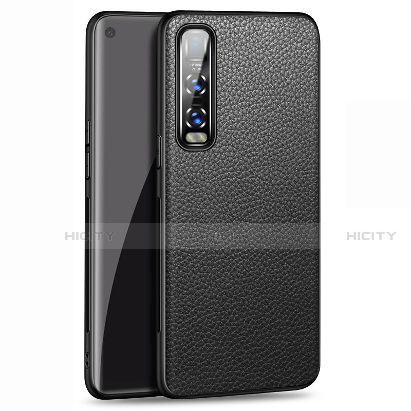 Custodia Lusso Pelle Cover U03 per Oppo Find X2 Pro