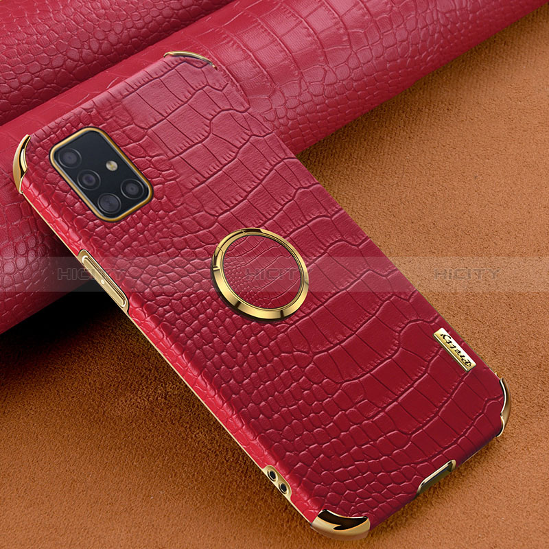 Custodia Lusso Pelle Cover XD1 per Samsung Galaxy A51 4G Rosso