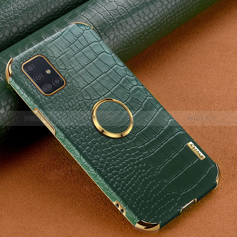Custodia Lusso Pelle Cover XD1 per Samsung Galaxy A51 4G Verde