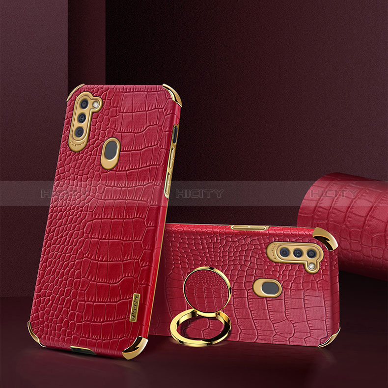 Custodia Lusso Pelle Cover XD1 per Samsung Galaxy M11 Rosso