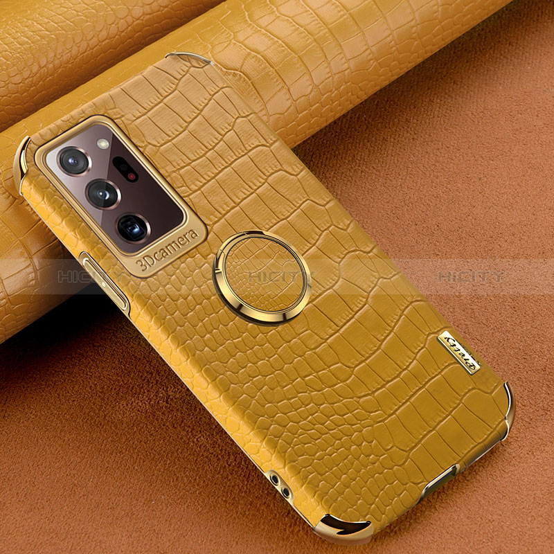 Custodia Lusso Pelle Cover XD1 per Samsung Galaxy Note 20 Ultra 5G Giallo