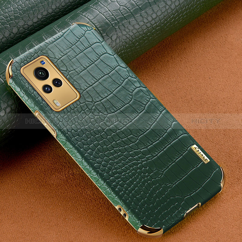 Custodia Lusso Pelle Cover XD1 per Vivo X60 Pro 5G Verde