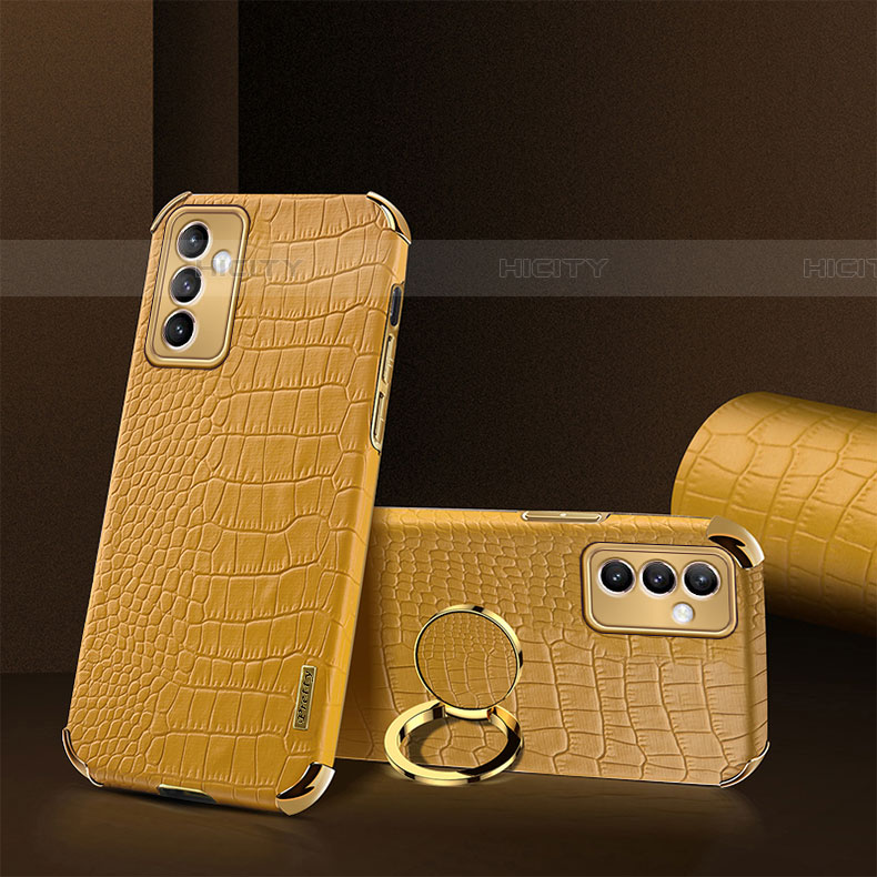 Custodia Lusso Pelle Cover XD2 per Samsung Galaxy A05s Giallo