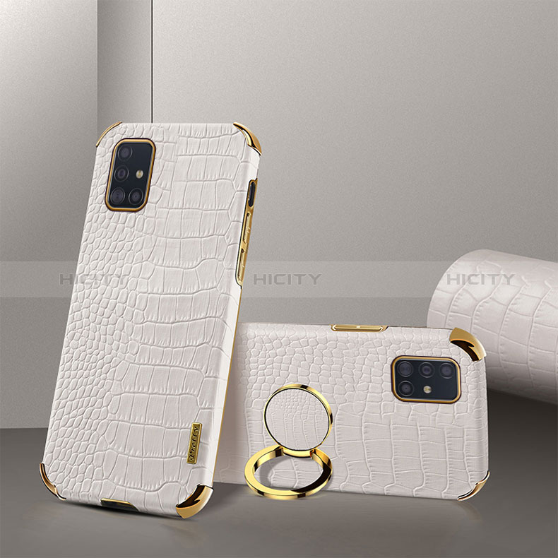 Custodia Lusso Pelle Cover XD2 per Samsung Galaxy A51 5G Bianco