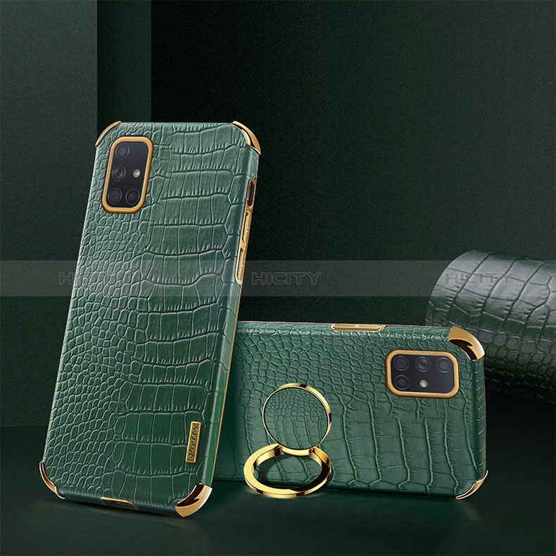 Custodia Lusso Pelle Cover XD2 per Samsung Galaxy A71 5G Verde