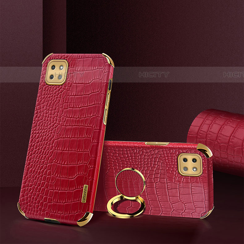 Custodia Lusso Pelle Cover XD2 per Samsung Galaxy F42 5G Rosso
