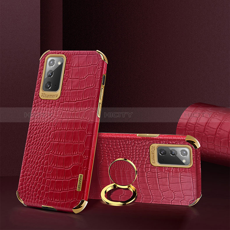 Custodia Lusso Pelle Cover XD2 per Samsung Galaxy Note 20 5G Rosso