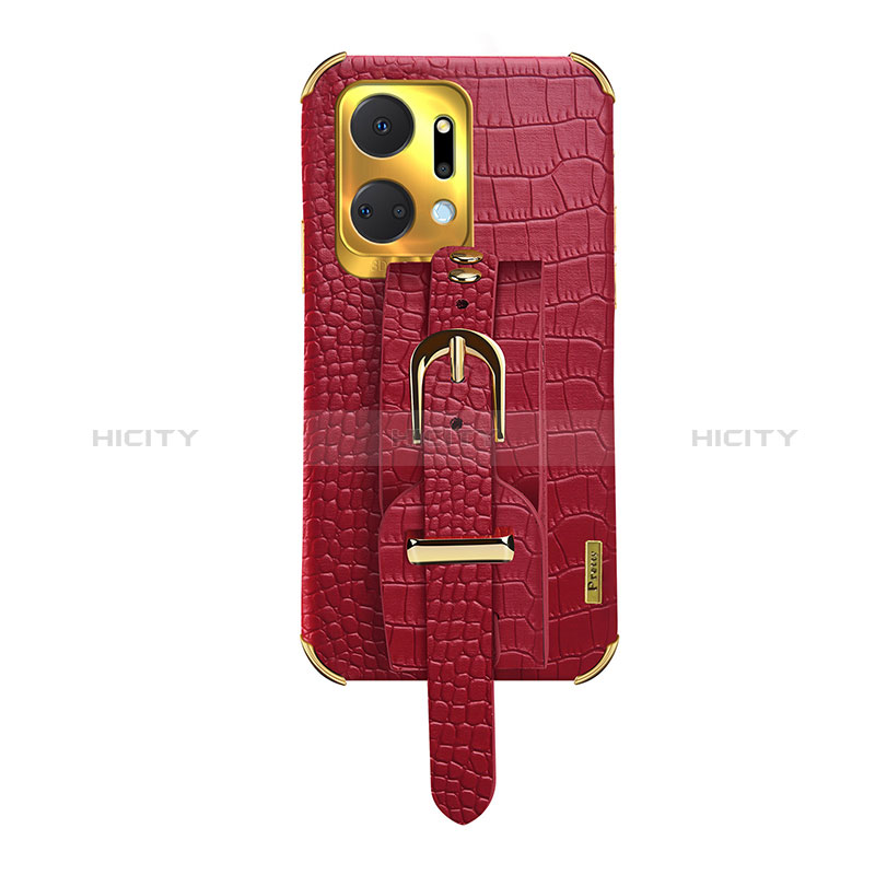 Custodia Lusso Pelle Cover XD3 per Huawei Honor X7a Rosso