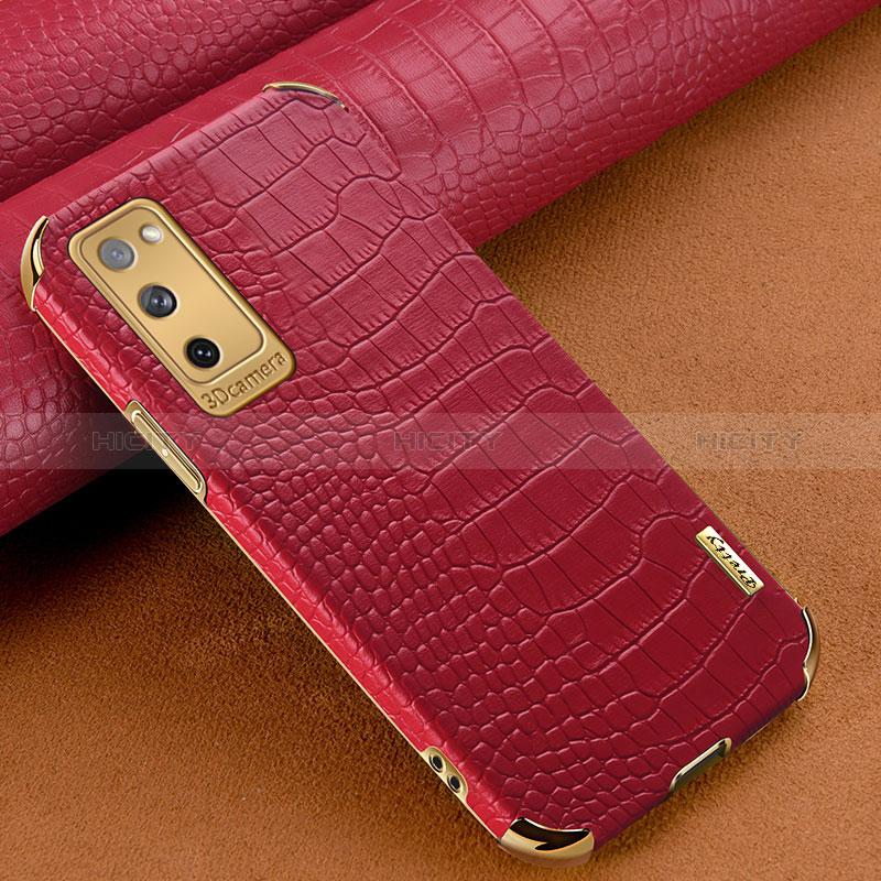Custodia Lusso Pelle Cover XD3 per Samsung Galaxy S20 FE 5G Rosso