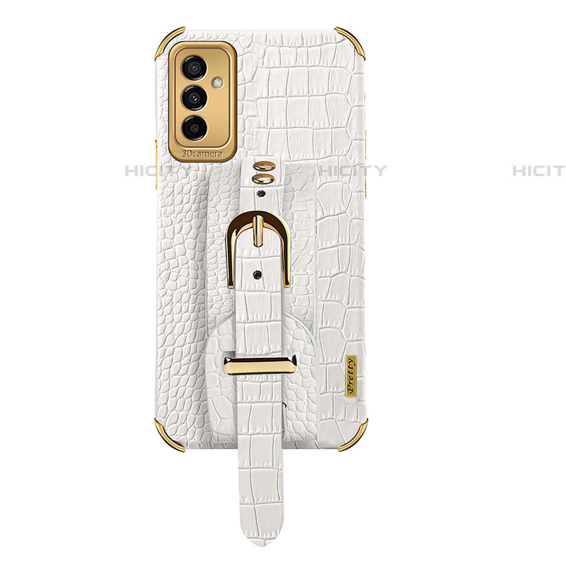 Custodia Lusso Pelle Cover XD5 per Samsung Galaxy F23 5G Bianco