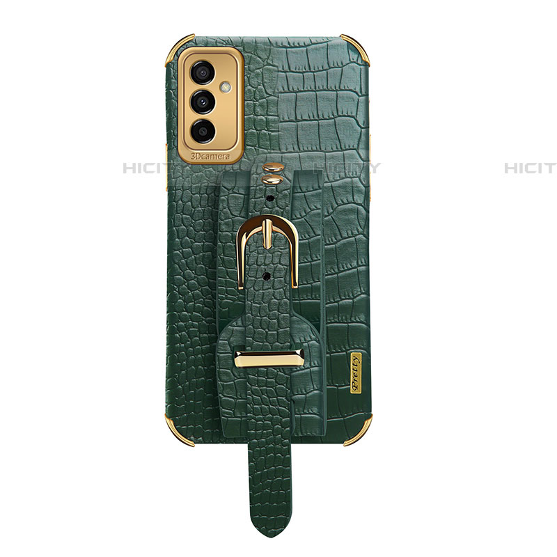 Custodia Lusso Pelle Cover XD5 per Samsung Galaxy F23 5G Verde