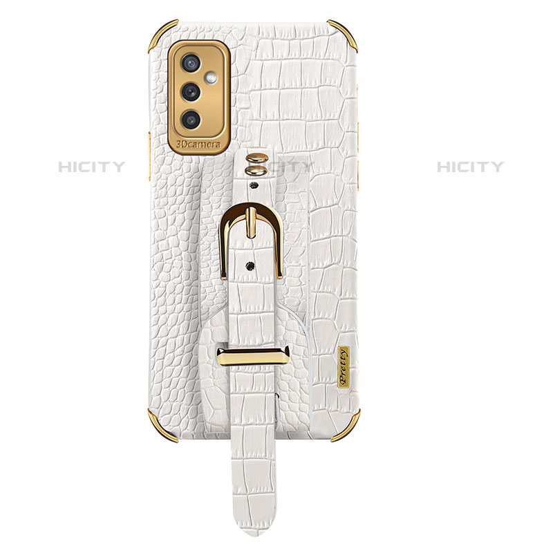 Custodia Lusso Pelle Cover XD5 per Samsung Galaxy M52 5G Bianco
